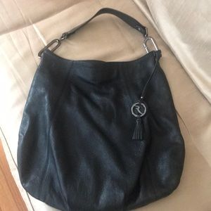 Black shoulder bag